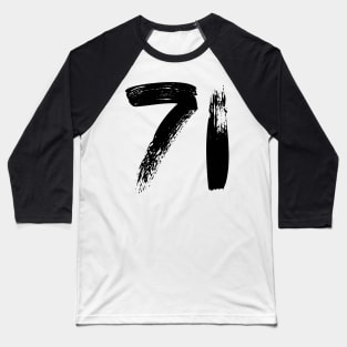 Number 71 Baseball T-Shirt